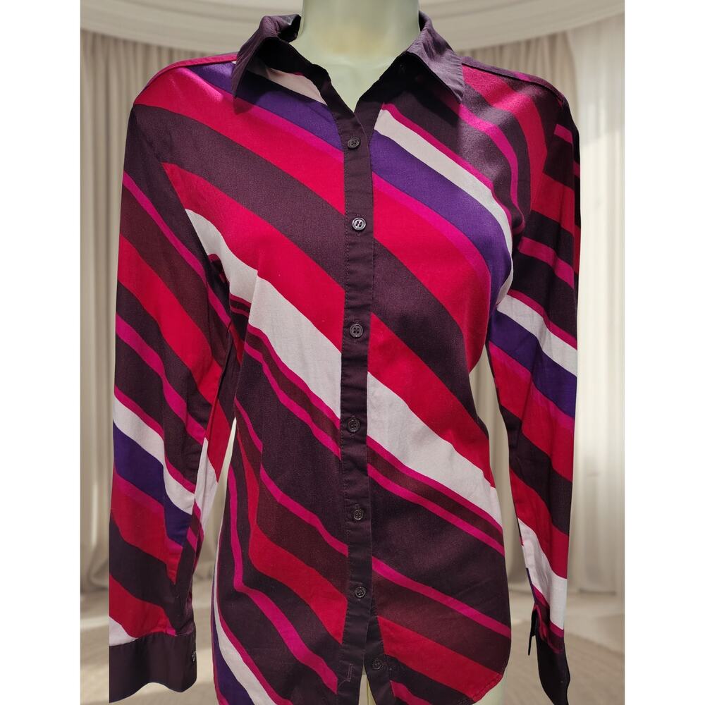 7TH AVE NEW YORK & COMPANY Women's Button Top Sz M / Medium